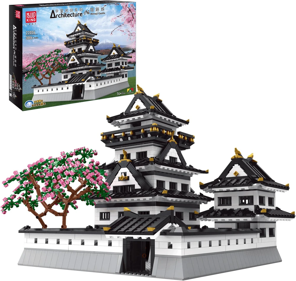 Alcasa Mould King Himeji-Jo pilis, karalius, 22006 | Konstrukcijos rinkinys | 3086 elementai