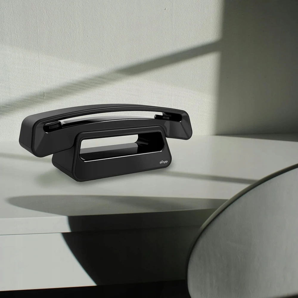 ALCATEL EPURE ICONIC Juodas - TELEFONAS DECT