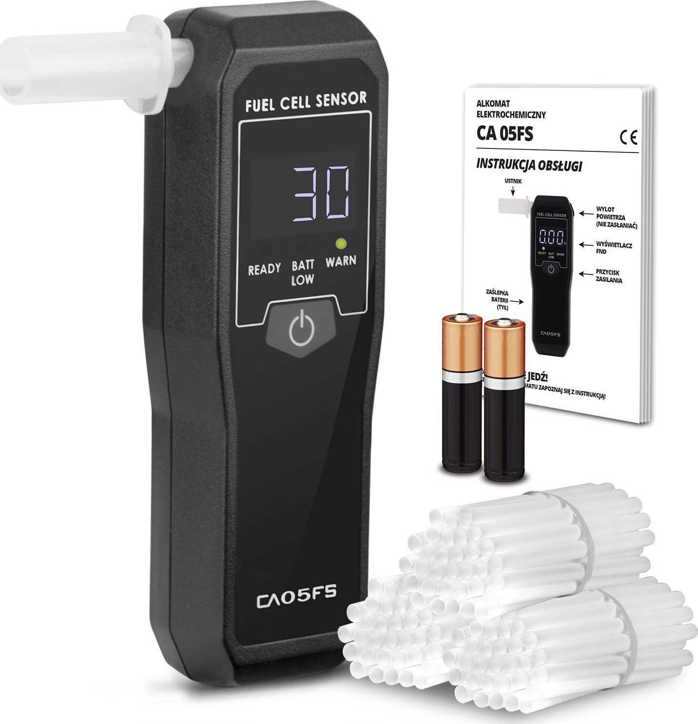 K Pro CA-05FS elektrocheminis alkotesteris + kandikliai