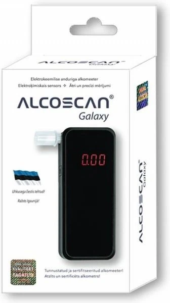 Alcoscan Galaxy alkotesteris originalioje pakuotėje