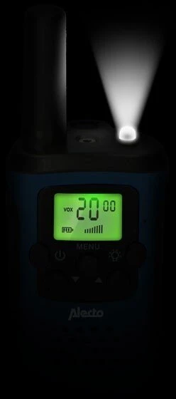Alecto ALECTO FR-115BW Walkie-Talkie-Set mėlyna/juoda