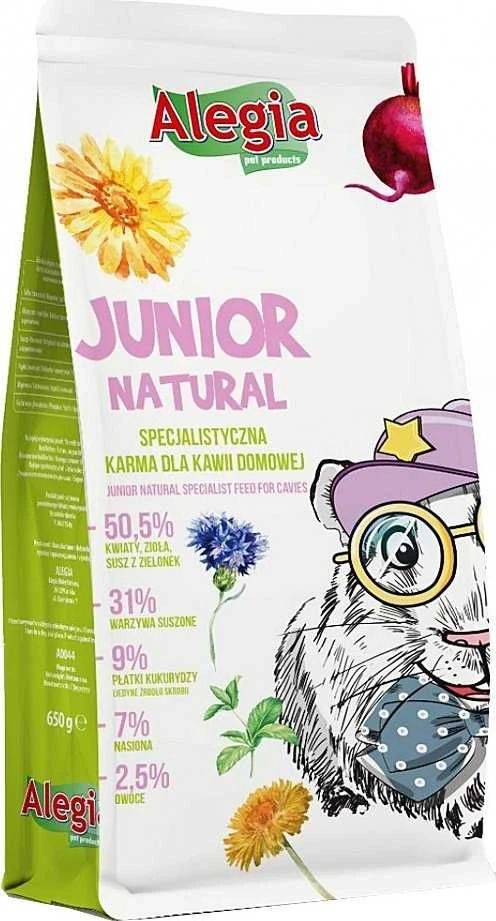 Jūrų Kiaulyčių Maistas - Alegia Junior Natural - 650g
