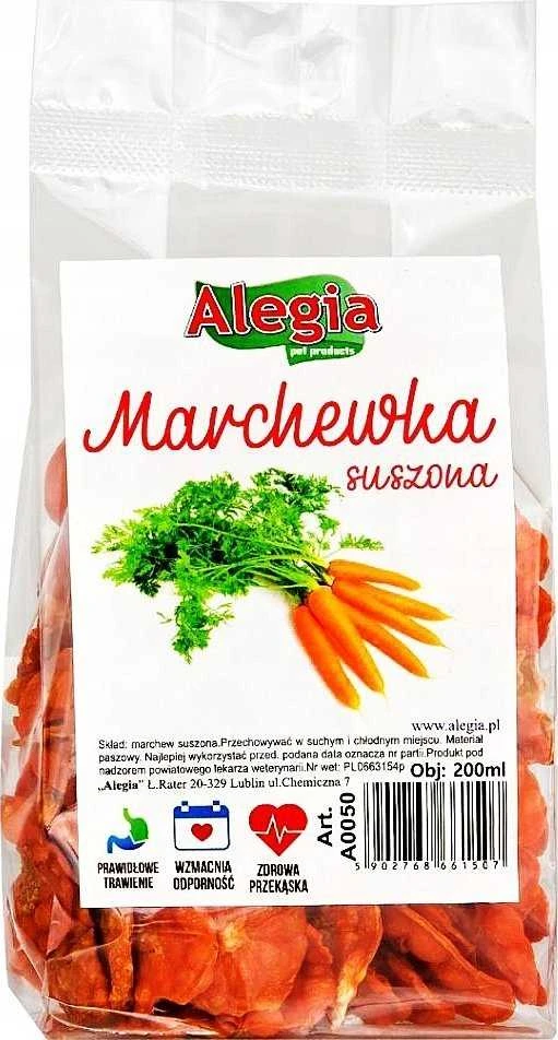 Aquario Alegia džiovintos morkos 60g