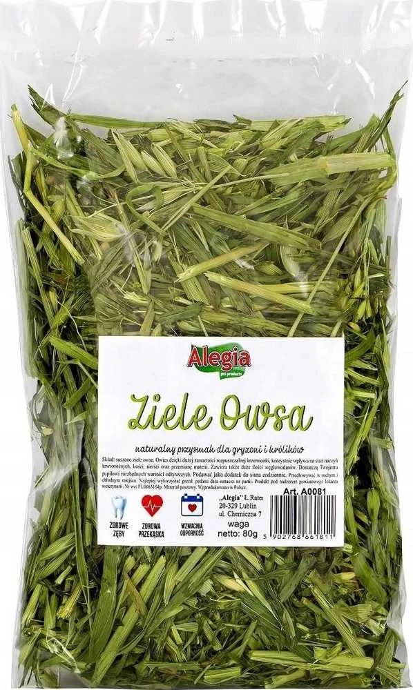 Graužikų Skanėstas - Alegia Avižų Žolė 80g