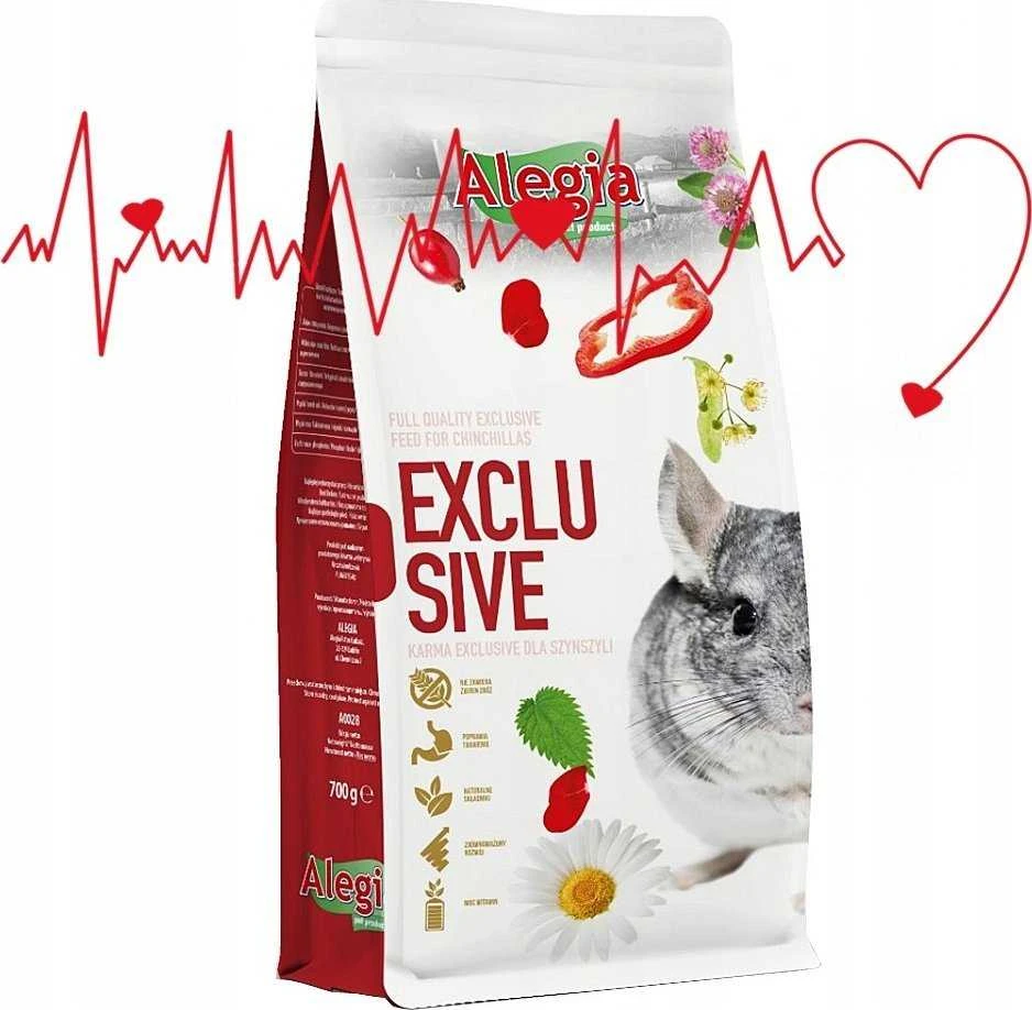 Alegia Exclusive Šinšiloms maistas 700g