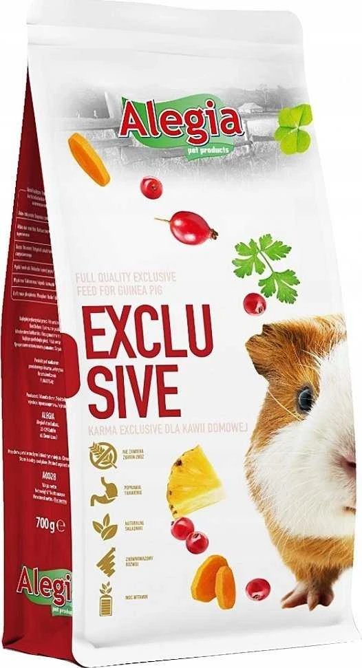 Alegia Exclusive Jūros kiaulytėms maistas 700g