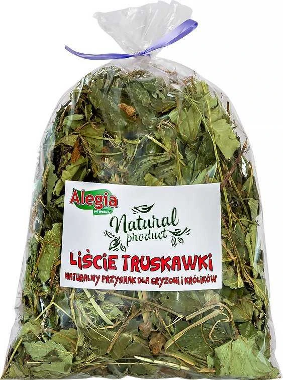 ALEGIA Braškių lapai - skanėstas graužikams ir triušiams - 90g