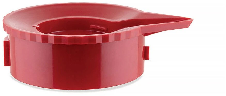 Alessi Plisse termosas 1 l, raudonas