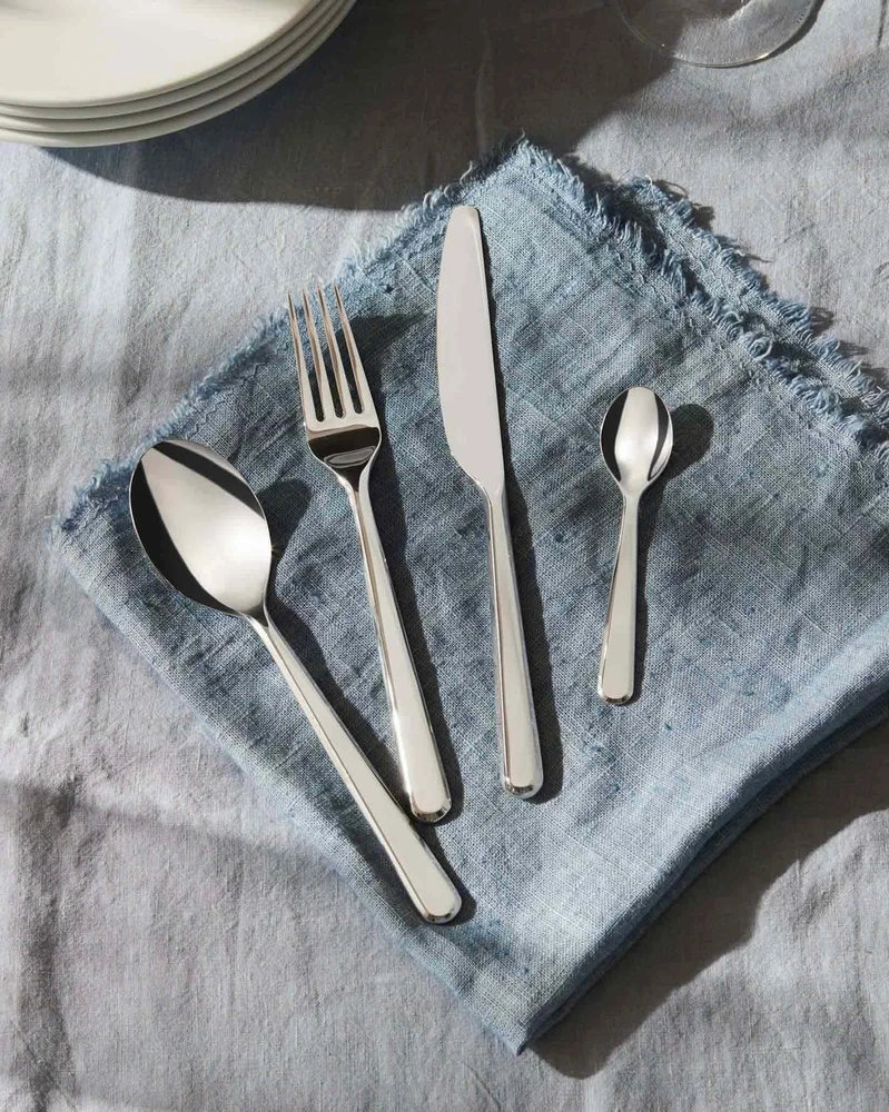 Alessi Amici cutlery set 24 pcs. sidabrinis (BG02S24)