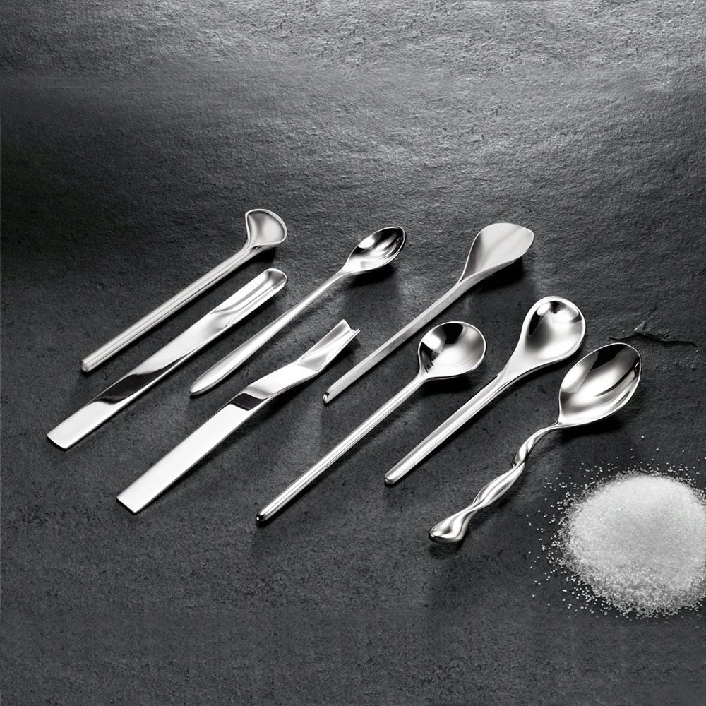 Alessi dizainerių rinkinys iš 8 kavos šaukštų MSPOONSET