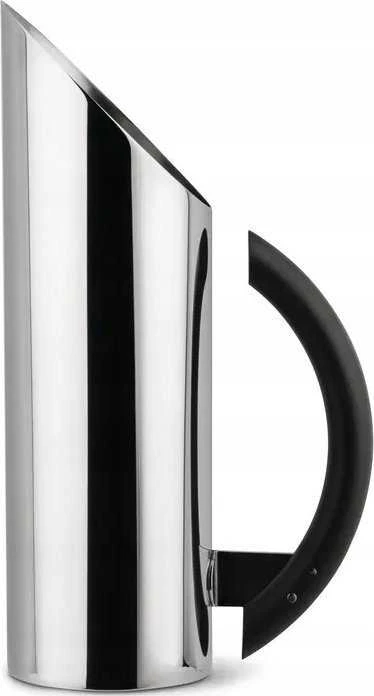 Alessi Tua metalinis ąsotis su juoda rankena