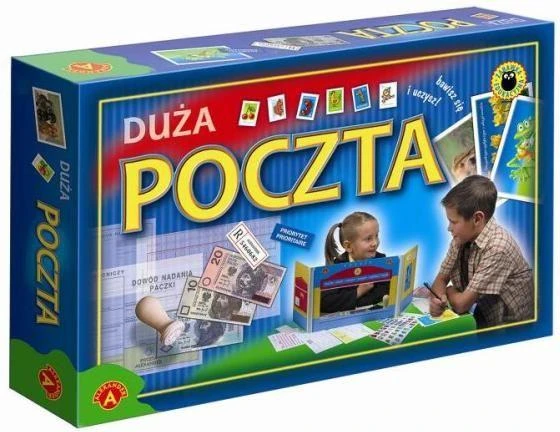 Alexander Poczta Duża - edukacinis rinkinys su langeliu, antspaudais ir pinigais ZA6081