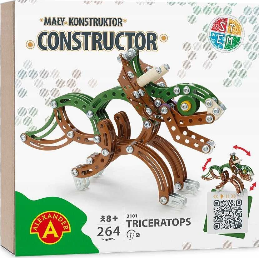 Alexander Metalinis konstruktorius – Dinozaurai – Triceratopsas (264 vnt.)
