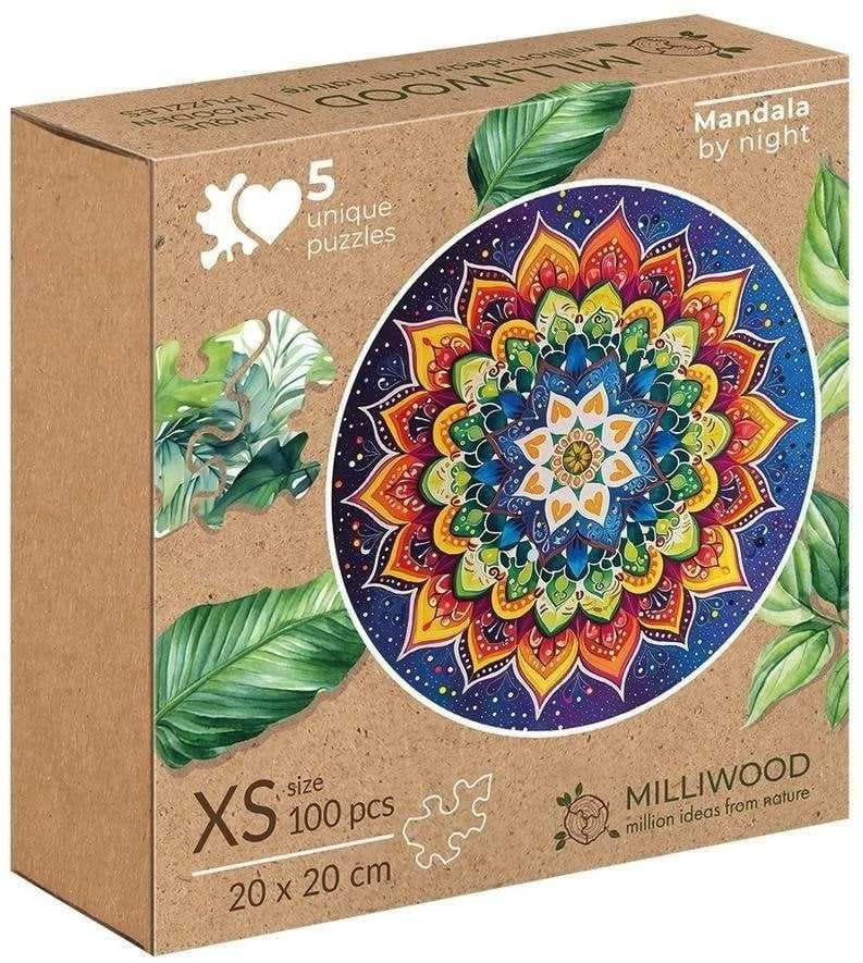Alexander Aleksandro nakties mandala - medinė dėlionė, 100 detalių ZA6078