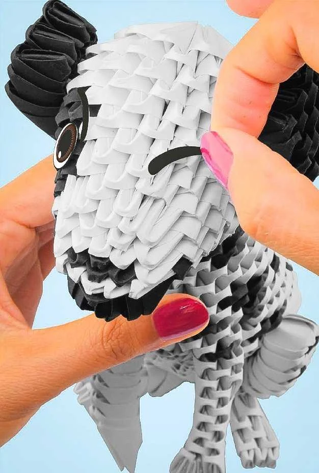 Alexander 3D origami kūrybinis rinkinys – dalmantinas ZA6076