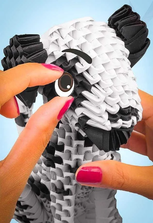 Alexander 3D origami kūrybinis rinkinys – dalmantinas ZA6076