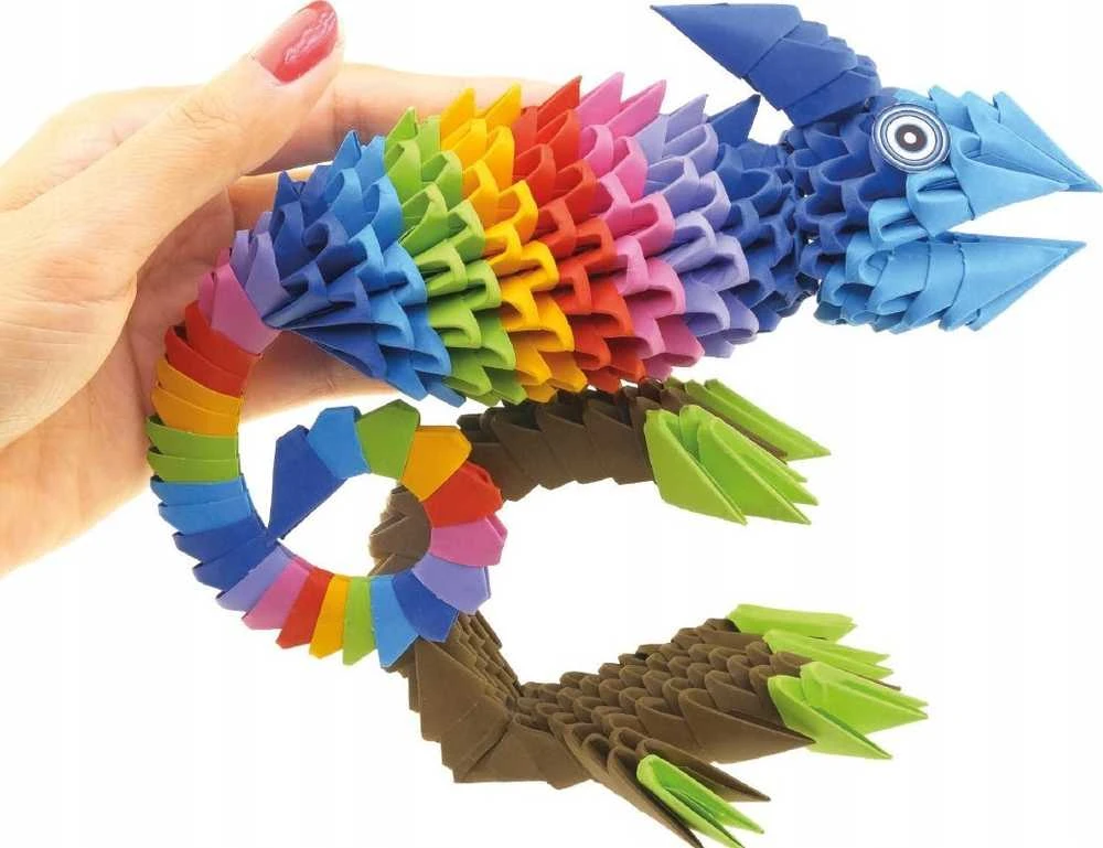 Alexander 3D origami kūrybinis rinkinys – Kameleon ZA6075