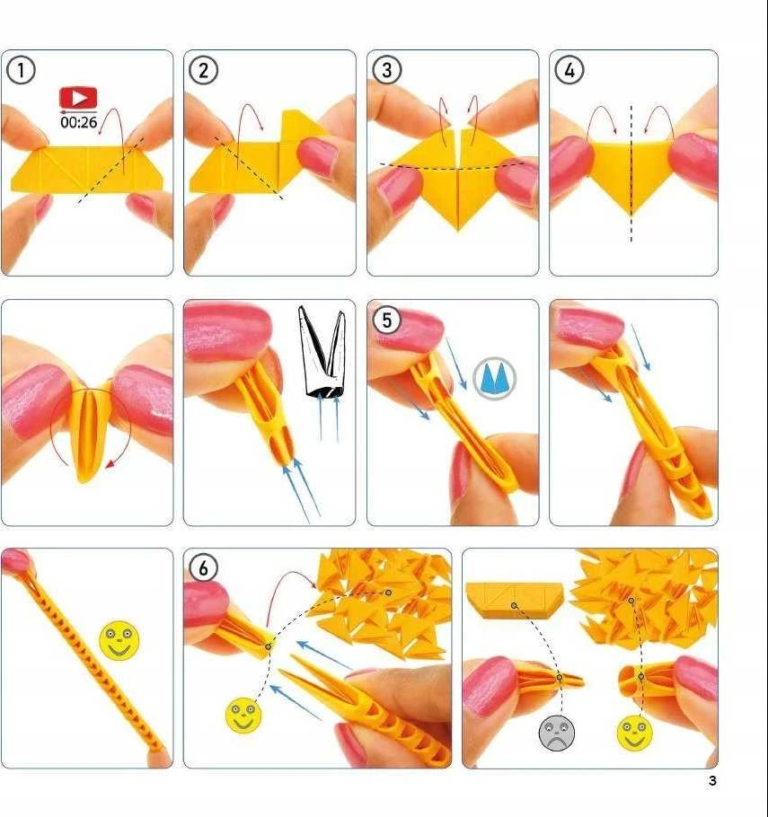 Alexander 3D origami kūrybinis rinkinys – Kameleon ZA6075