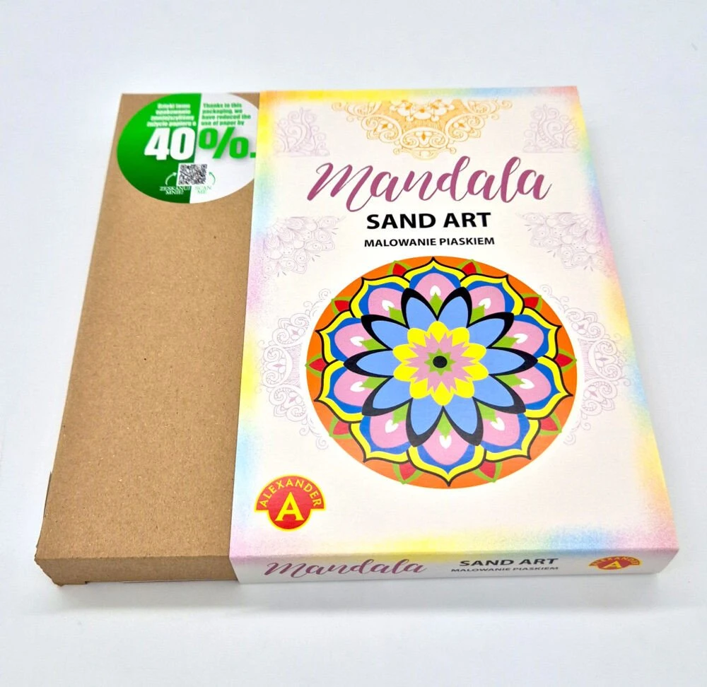 Alexander Smėlio tapyba - Smėlio menas - Aleksandras - Mandala 1 - kūrybinė pramoga