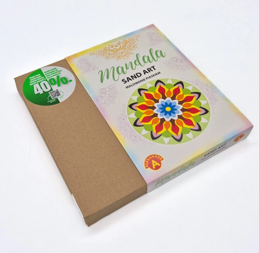 Alexander Aleksandro smėlio meno smėlio paveikslas Mandala 3 32475