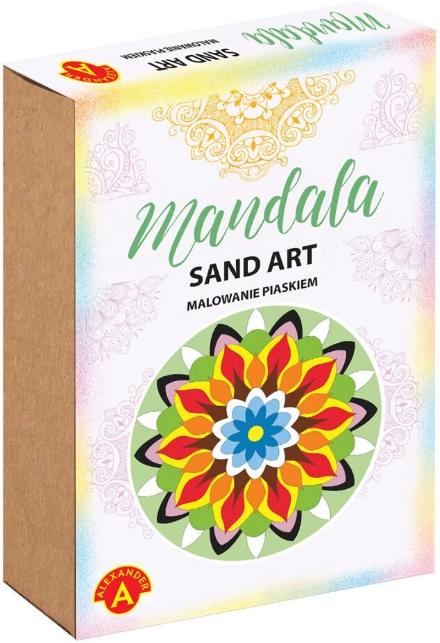 Alexander Aleksandro smėlio meno smėlio paveikslas Mandala 3 32475