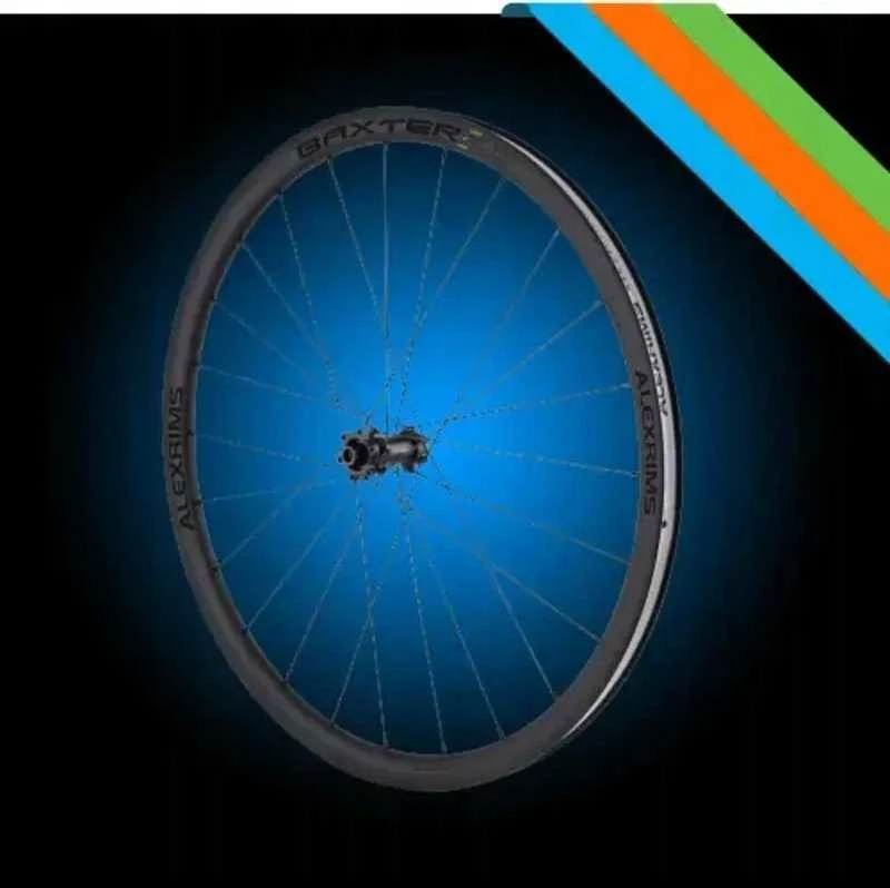 Alexrims ALEXRIMS BAXTER 3.0 ROAD DISC žvyro ratai, anglis, 700C, 30 mm kūgis, paruoštas be vamzdelio, diskinis stabdys Centerlock, ašis, sandarus guolis, svoris 1650 g (NAUJAS)