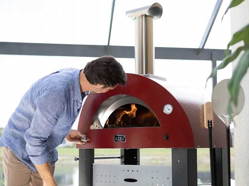 Piec do pizzy Alfa Forni raudona