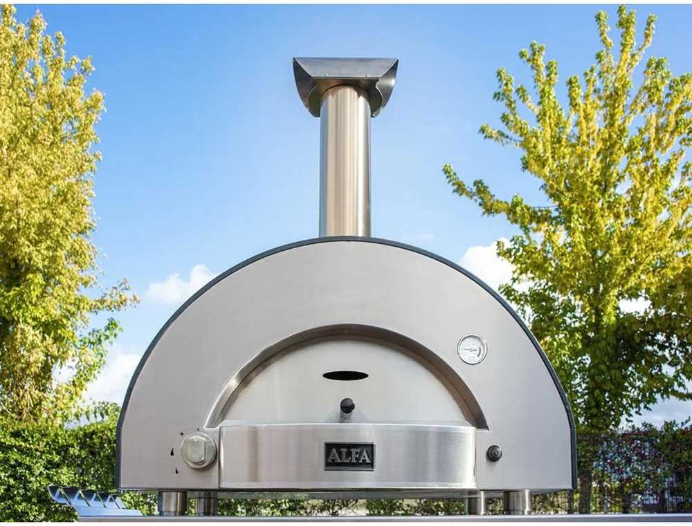 Alfa Forni Classico 2 Pizzas Hybrid Schiefer Pilkas