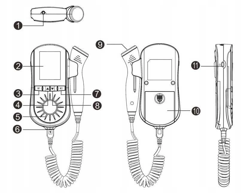 Jumper JPD-100E2 Detektor Tętna balta