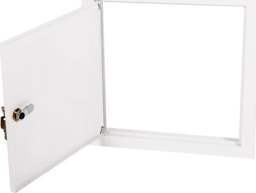 Alfako Apžiūros durys su spyna 300x300mm RAL 9003 SP 300/300