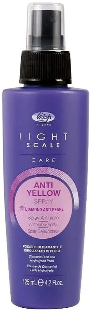 AlfaParf Lisap Light Scale Anti-Geltona purškiklis šviesiems ir žiliems plaukams 125ml