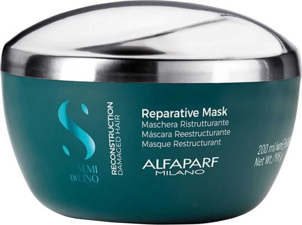 Alfaparf Milano Semi Di Lino Rekonstrukcinė atkuriamoji kaukė 200ml