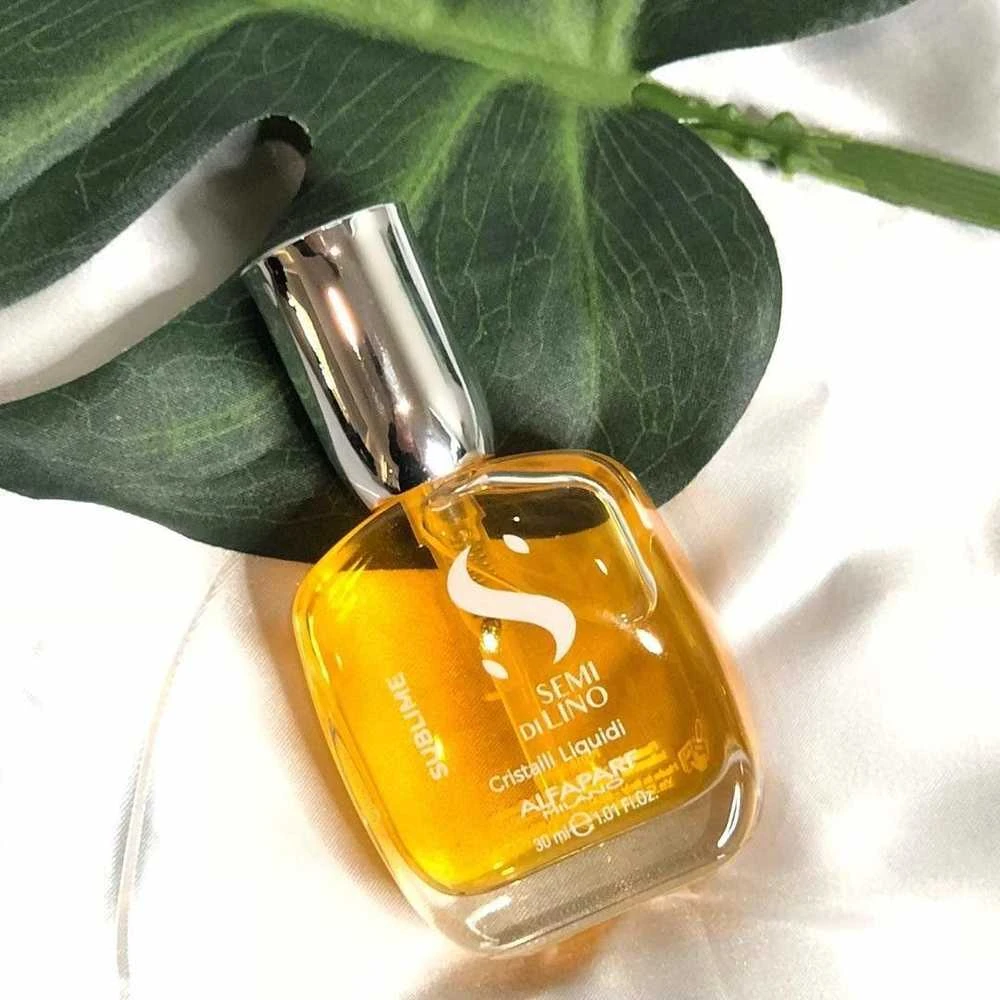 Alfaparf Milano Semi Di Lino Sublime Cristalli Liquidi spindesio suteikiantis plaukų serumas 30ml