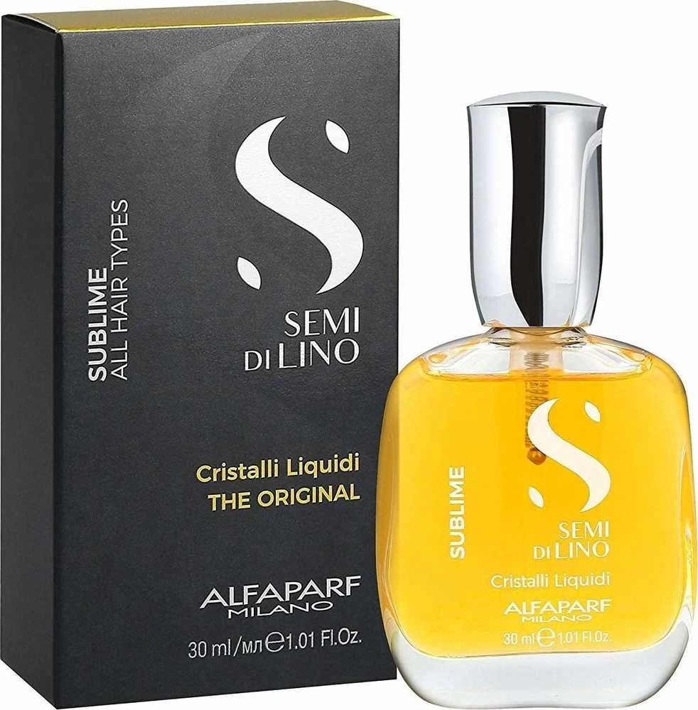 Alfaparf Milano Semi Di Lino Sublime Cristalli Liquidi spindesio suteikiantis plaukų serumas 30ml