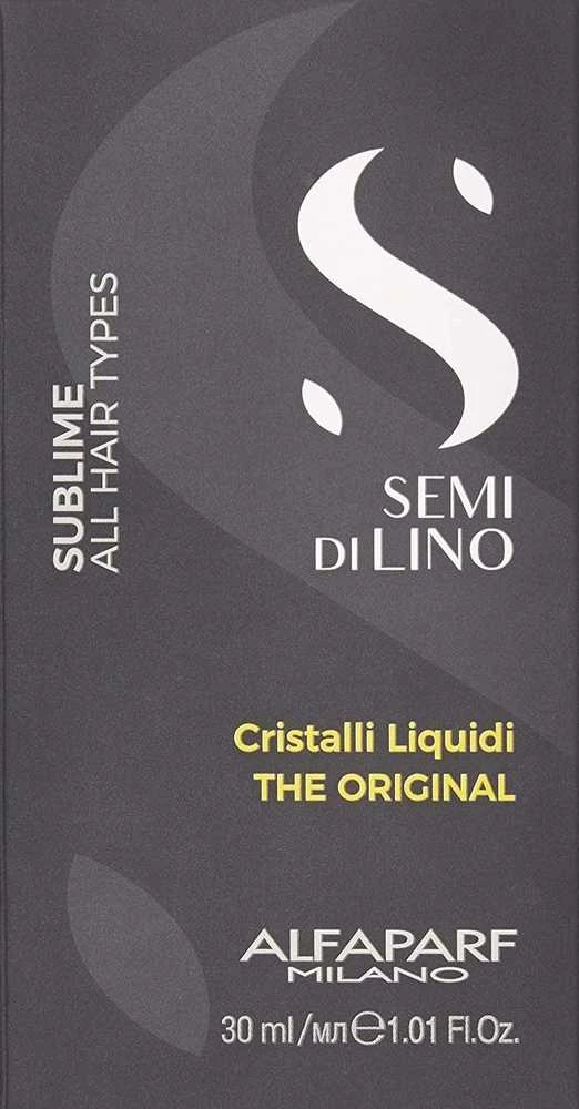 Alfaparf Milano Semi Di Lino Sublime Cristalli Liquidi spindesio suteikiantis plaukų serumas 30ml