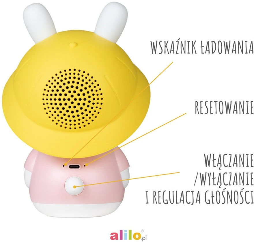 Alilo Kiškiukas Baby Bunny G9S+ - rožinė PLUS