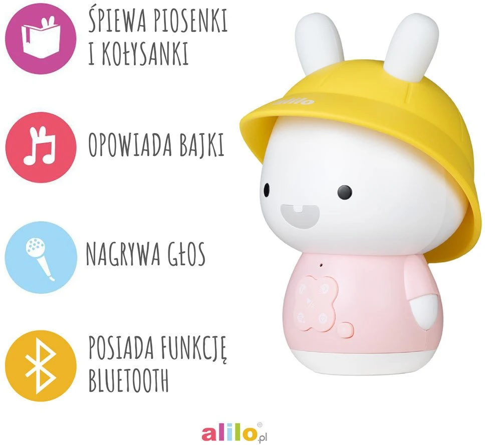 Alilo Kiškiukas Baby Bunny G9S+ - rožinė PLUS