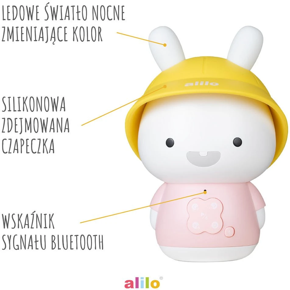 Alilo Kiškiukas Baby Bunny G9S+ - rožinė PLUS