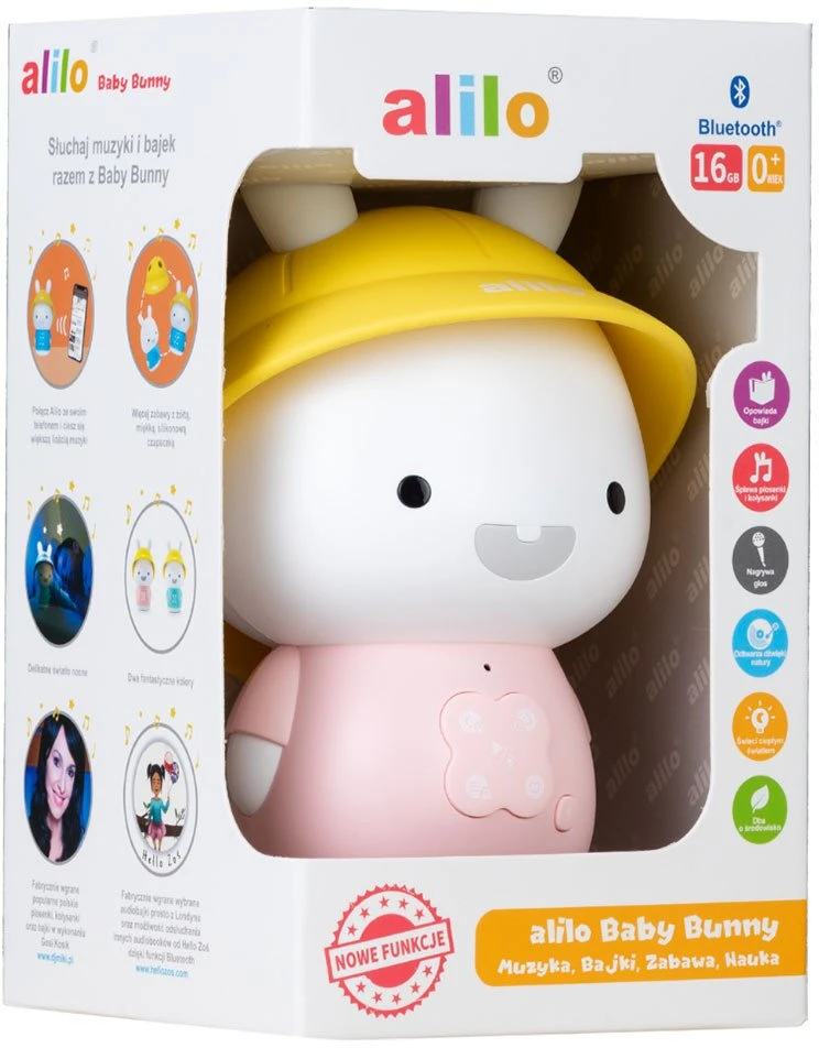 Alilo Kiškiukas Baby Bunny G9S+ - rožinė PLUS