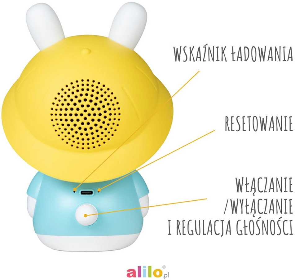 Alilo Triušiukas Baby Bunny G9S+ - mėlyna PLUS