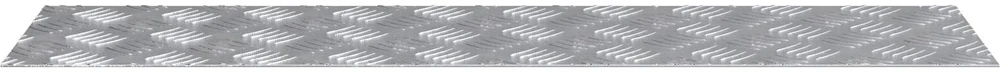 Laiptų danga 4 vnt. 100 x 25 cm Sidabro Aliuminis Stačiakampio