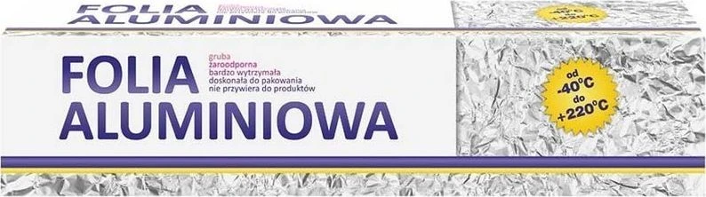Aliuminio folija CLARINA 13 mikronų 75m x 29cm