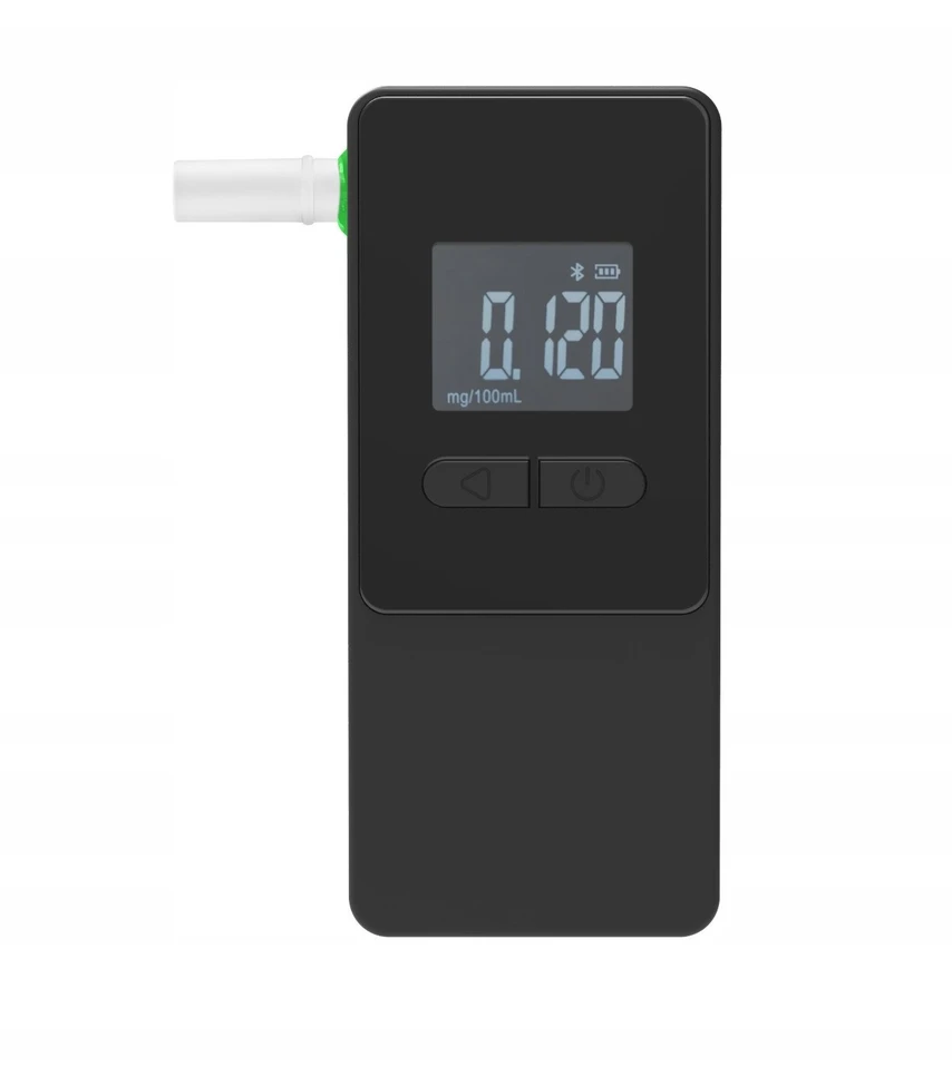 Alkotesteris AlcoAlert Smart Electrochemical breathalyzer, juodas