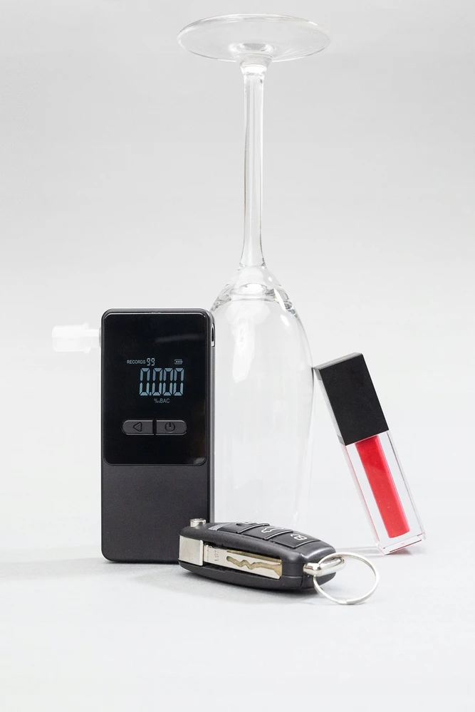 Alkotesteris AlcoAlert Smart Electrochemical breathalyzer, juodas