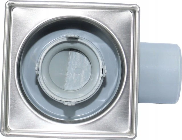 Alkotest 11318 AXUS PION FI 50, 360 laipsnių kanalizacijos grotelės, KVAPAS BLOKAS, NERŪDIJANČIOS NERŪDIJAVIMO GROTOS. MAT 100X100MM, BLISTER SU pakabuku // S.KRAT-A.10X10-PIO-50/NI/MAT
