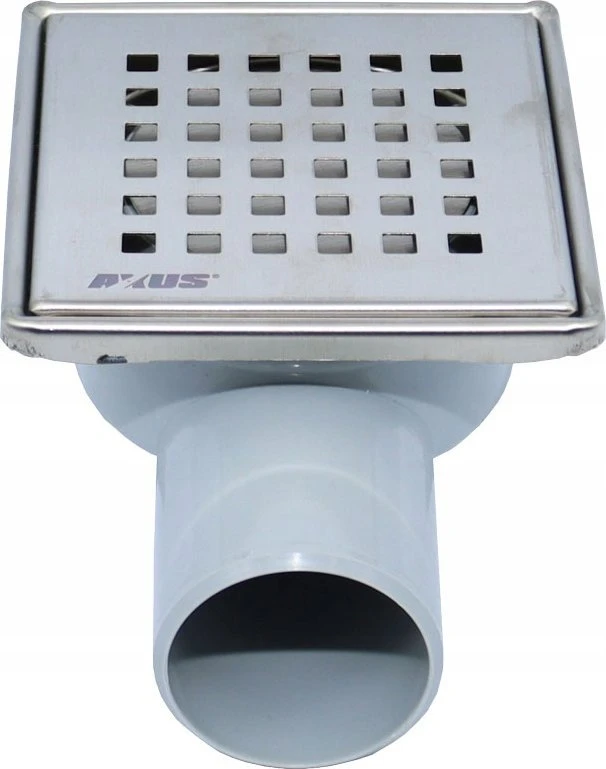 Alkotest 11318 AXUS PION FI 50, 360 laipsnių kanalizacijos grotelės, KVAPAS BLOKAS, NERŪDIJANČIOS NERŪDIJAVIMO GROTOS. MAT 100X100MM, BLISTER SU pakabuku // S.KRAT-A.10X10-PIO-50/NI/MAT