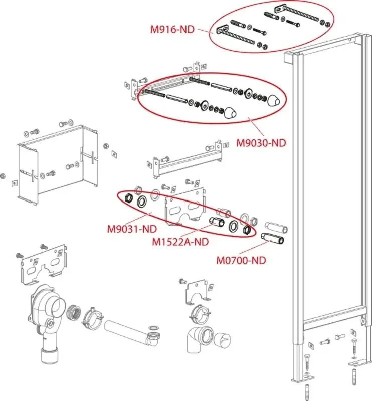 Alkotest A104/1120 rėmas / ALCA / RĖMAS / KRAUTUVO MONTAVIMO RĖMAS