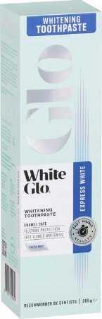 White Glo Alkotest Baltas GLO_Express Baltas Whitening Dantų pasta pasta do zębów 115g