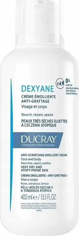 Ducray Dexyane emolientinis kremas nuo įbrėžimų 400ml