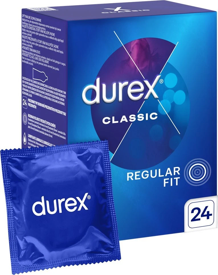 DUREX_Classic classic prezervatyvai 24 vnt.